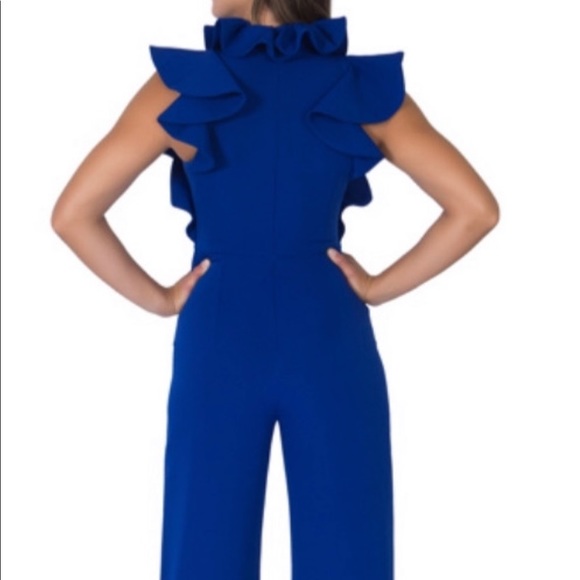 NWT royal blue jumpsuit - Picture 2 of 2